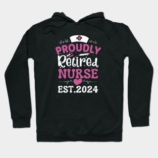 Proudly retired nurse 2024 Hoodie